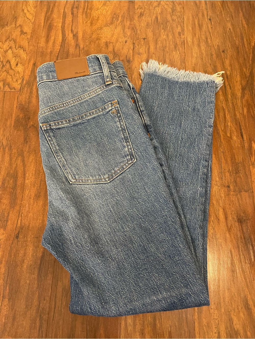 Madewell The Perfect Vintage Jean – High Rise, Raw Hem, Size 27